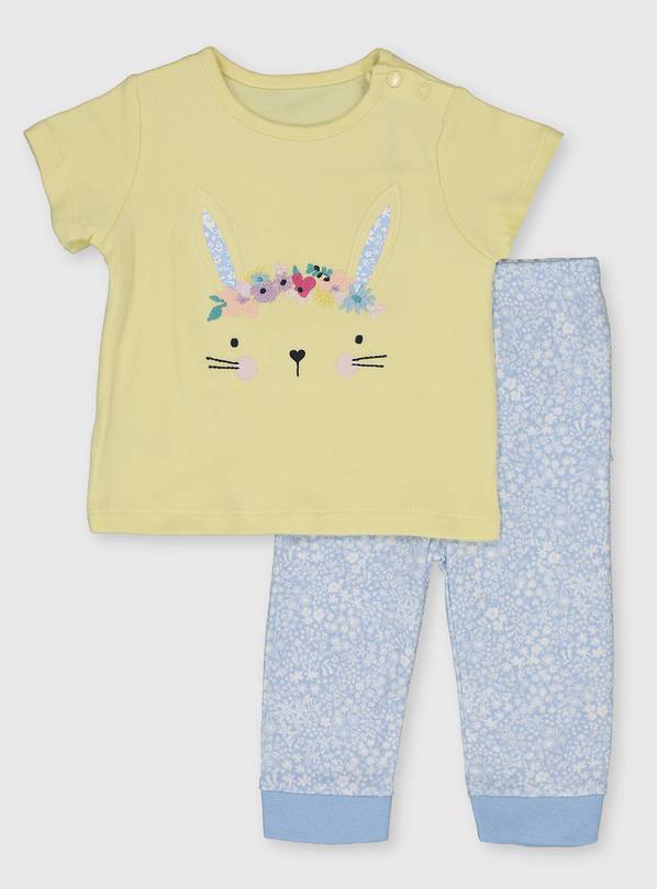 Buy Yellow Bunny Pyjamas 1218 months Sleepsuits and pyjamas Argos